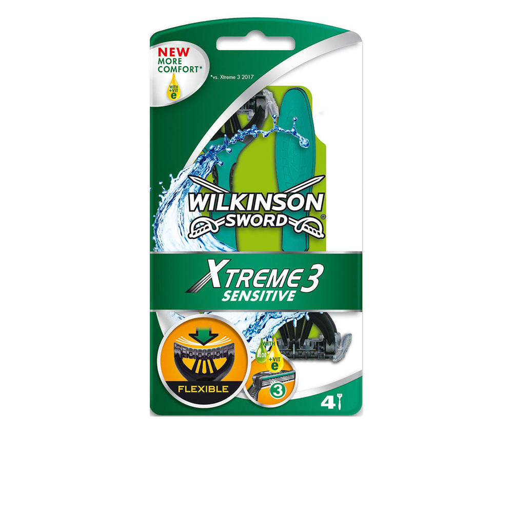 XTREME-3 SENSITIVE disposable razor 4 u - Nova Cosmetici