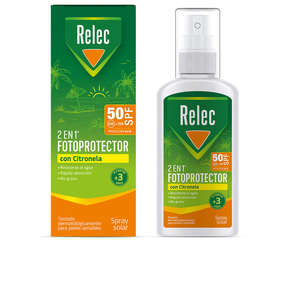 2-in-1 solar PHOTOPROTECTOR citronella spray SPF50 100 ml - Nova Cosmetici