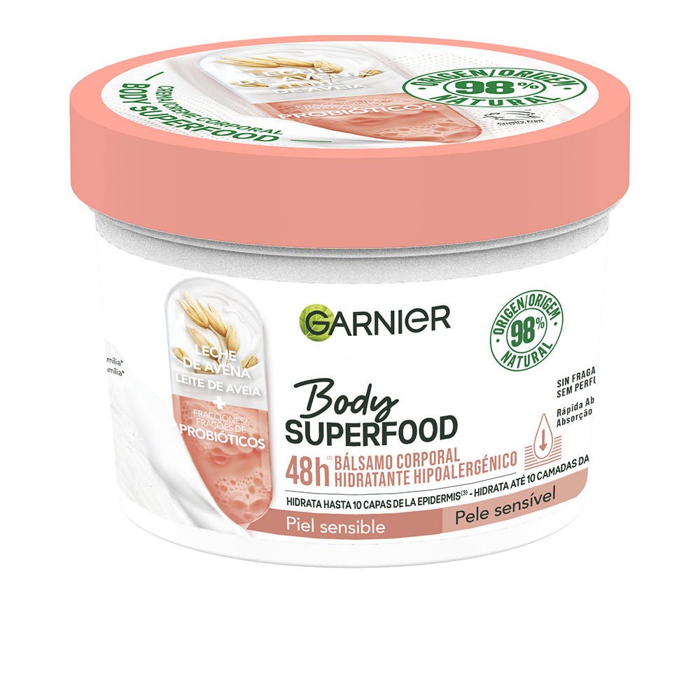 BODY SUPERFOOD hypoallergenic moisturizing body balm 380 ml - Nova Cosmetici