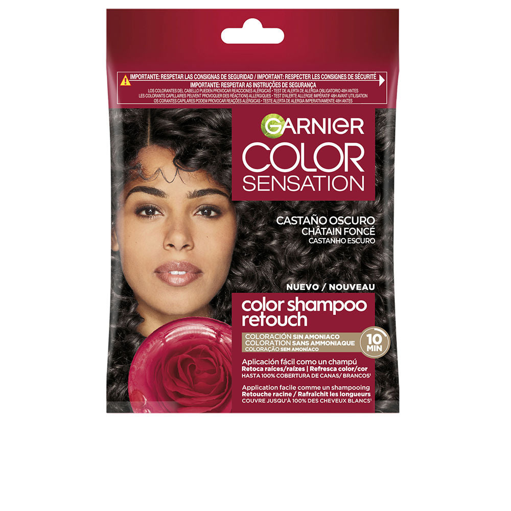 COLOR SENSATION tone on tone color shampoo #3.0-dark brown 1 u - Nova Cosmetici