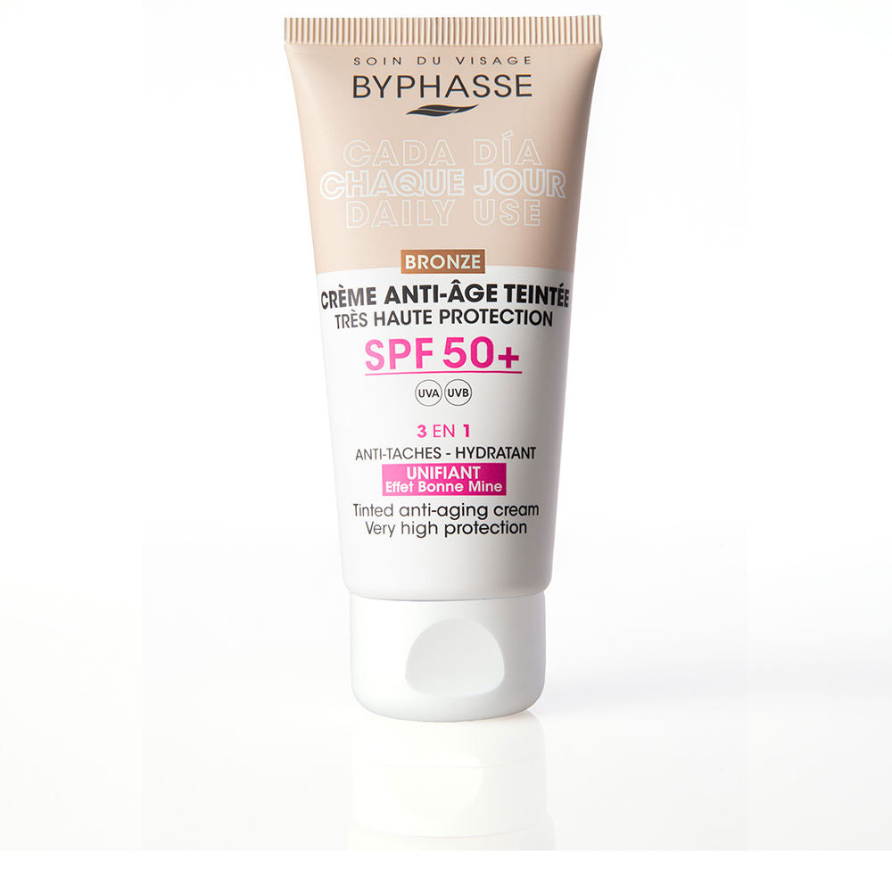Anti-aging FACIAL CREAM with color SPF50+ #bronze 50 ml - Nova Cosmetici