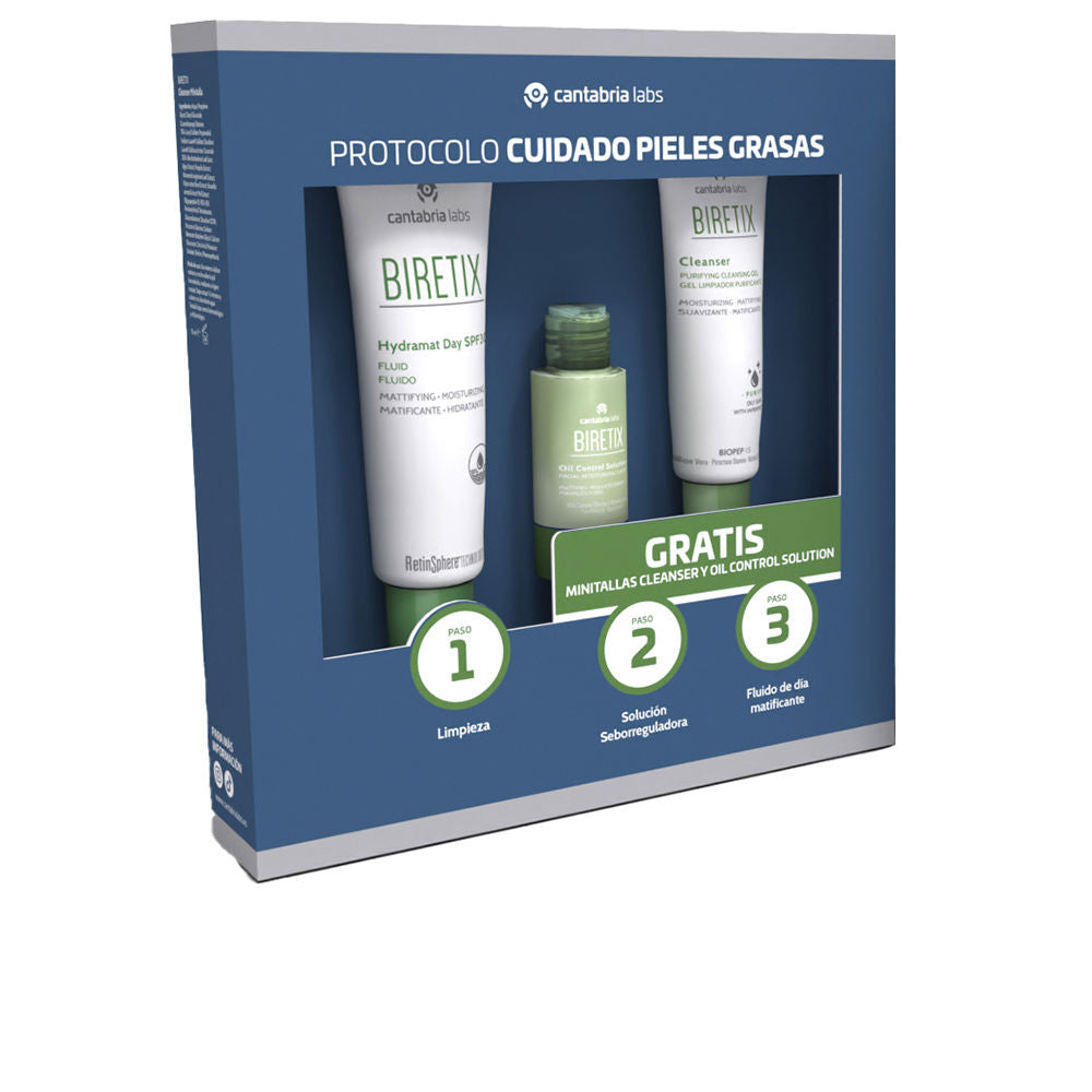 BIRETIX PROTOCOL CARE FOR OILY SKINS CASE 3 pcs - Nova Cosmetici