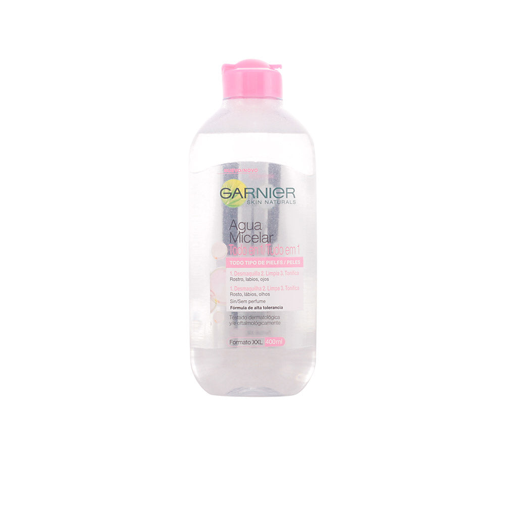 SKIN NATURALS AGUA MICELAR todo en uno 400 ml - Nova Cosmetici