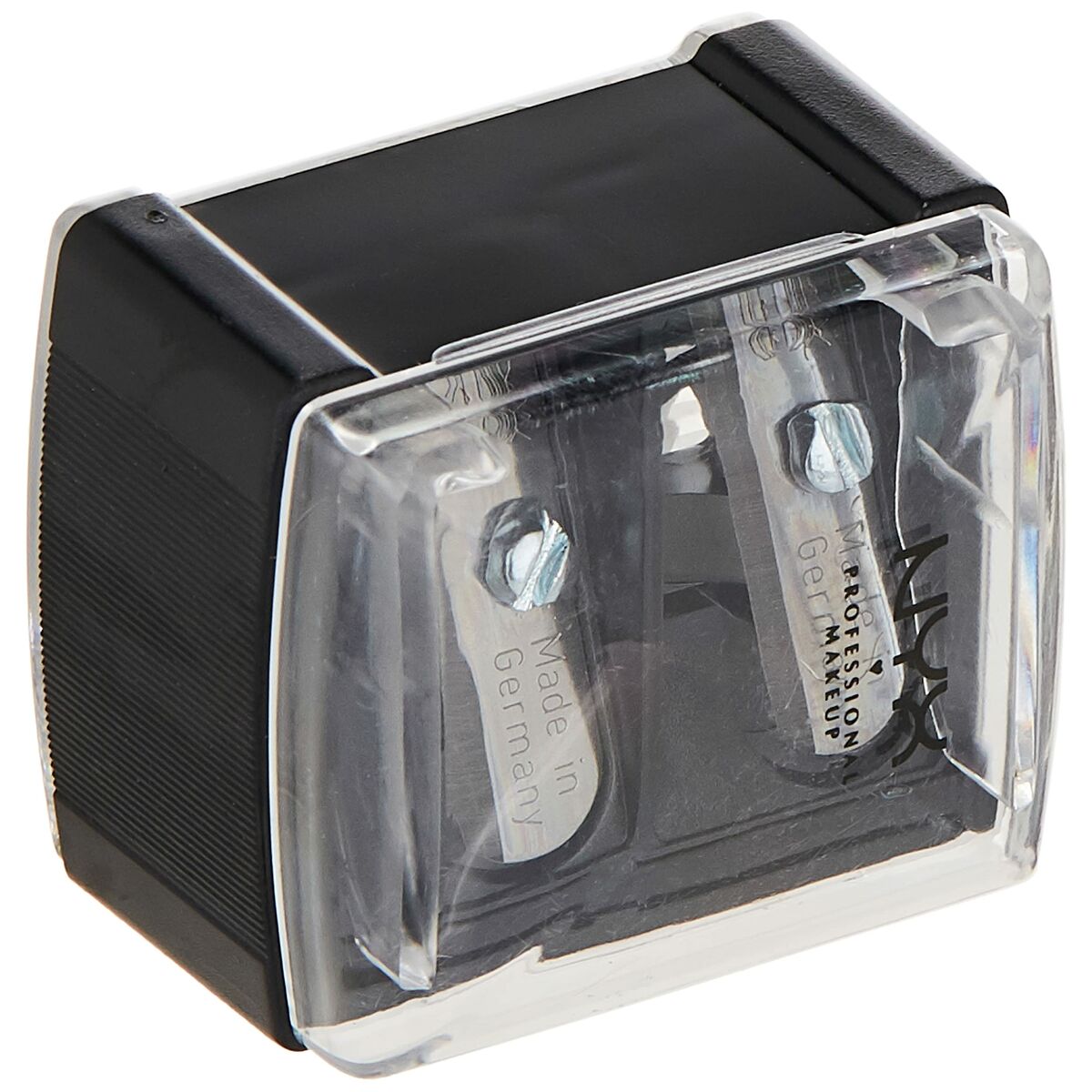 Pencil Sharpener NYX Sharpener Make-up Black 2 Compartments (1 Unit) - Nova Cosmetici
