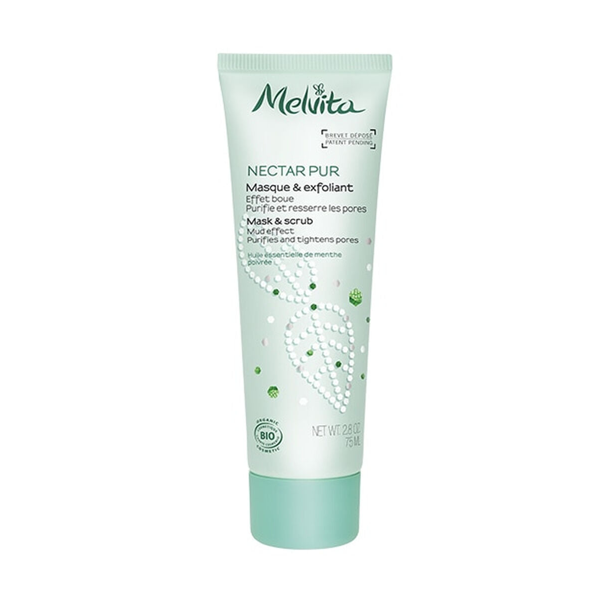 2 in 1 Exfoliating Mask Melvita Nectar Puro 75 ml - Nova Cosmetici