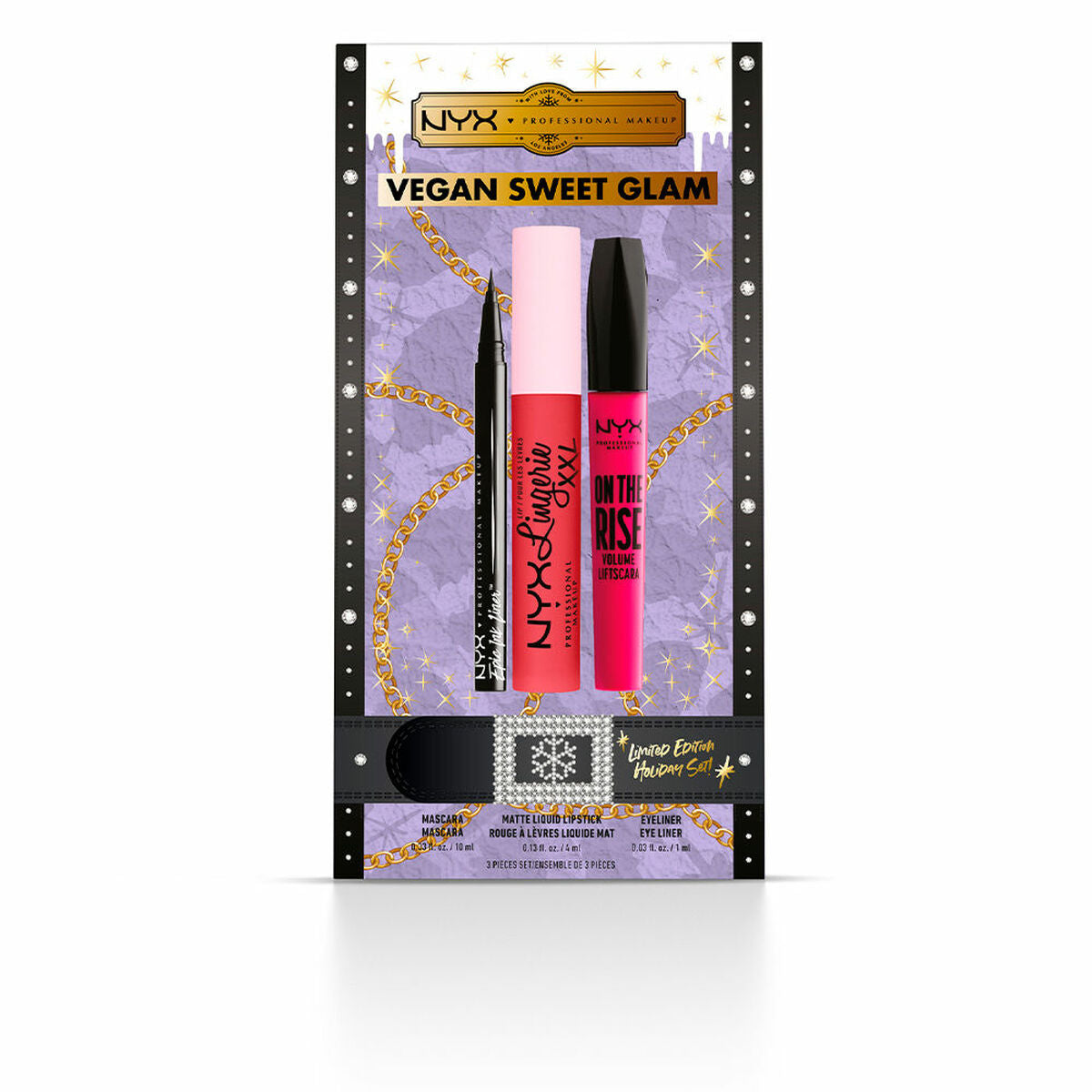 Make-Up Set NYX Vegan Sweet Glam Limited edition 3 Pieces - Nova Cosmetici