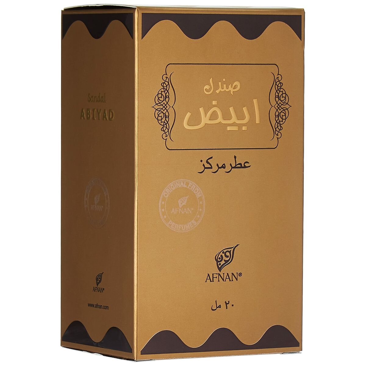 Fragrance oil Afnan Abiyad Sandal Abiyad Sandal 20 ml - Nova Cosmetici