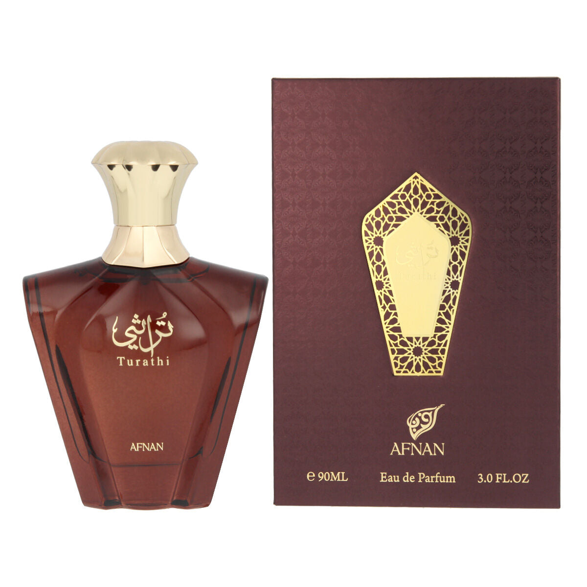 Men's Perfume Afnan EDP Turathi Homme Brown 90 ml - Nova Cosmetici