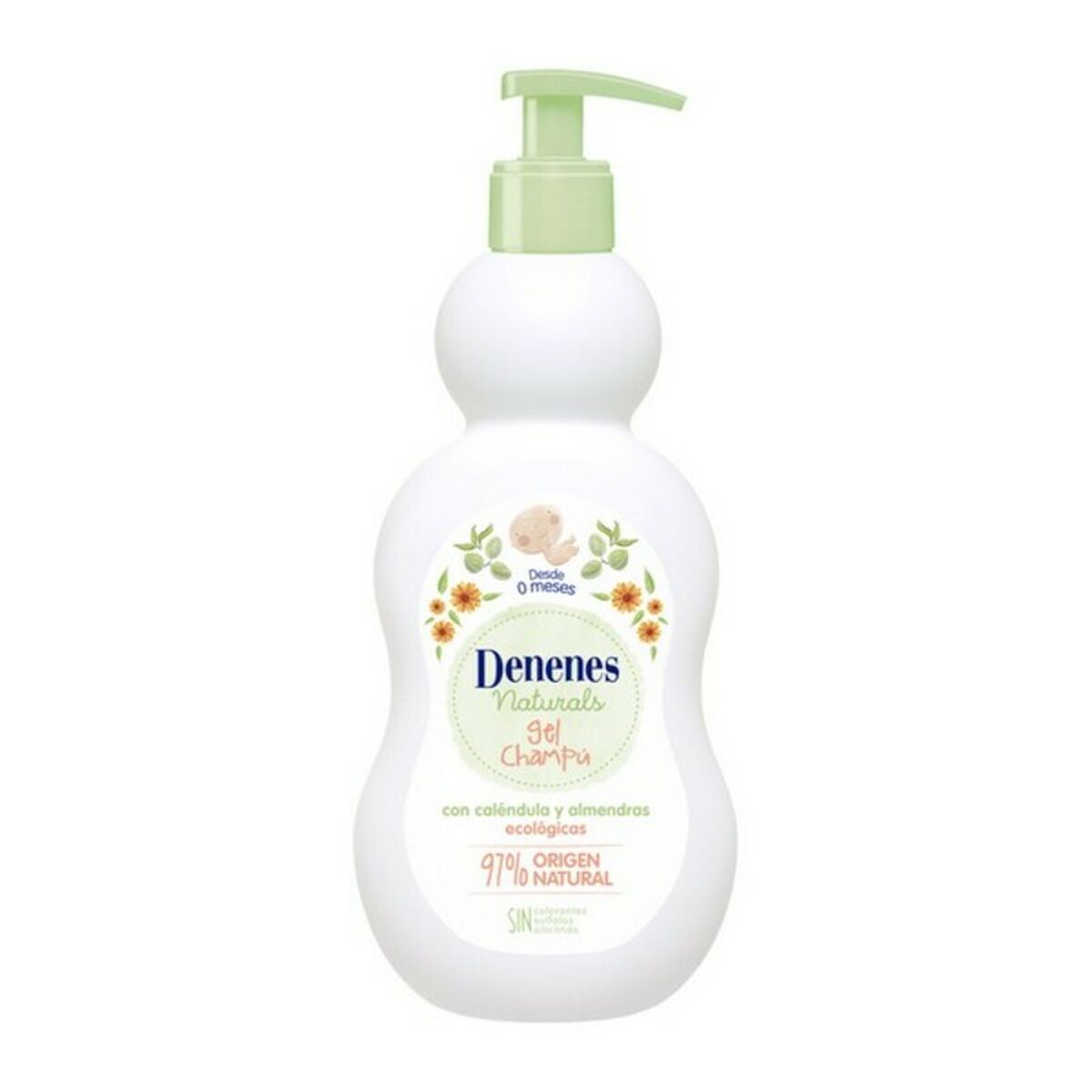2-in-1 Gel and Shampoo Natural Denenes 200032 (400 ml) 400 ml - Nova Cosmetici