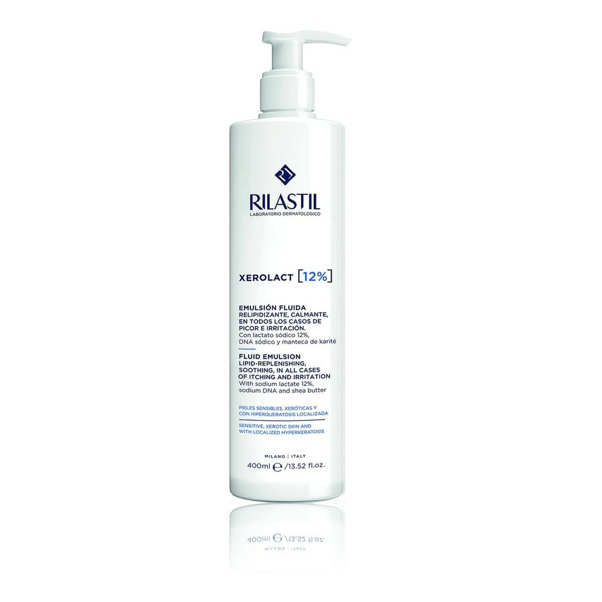 Body Lotion Rilastil Xerolact 12% Soothing (400 ml) - Nova Cosmetici