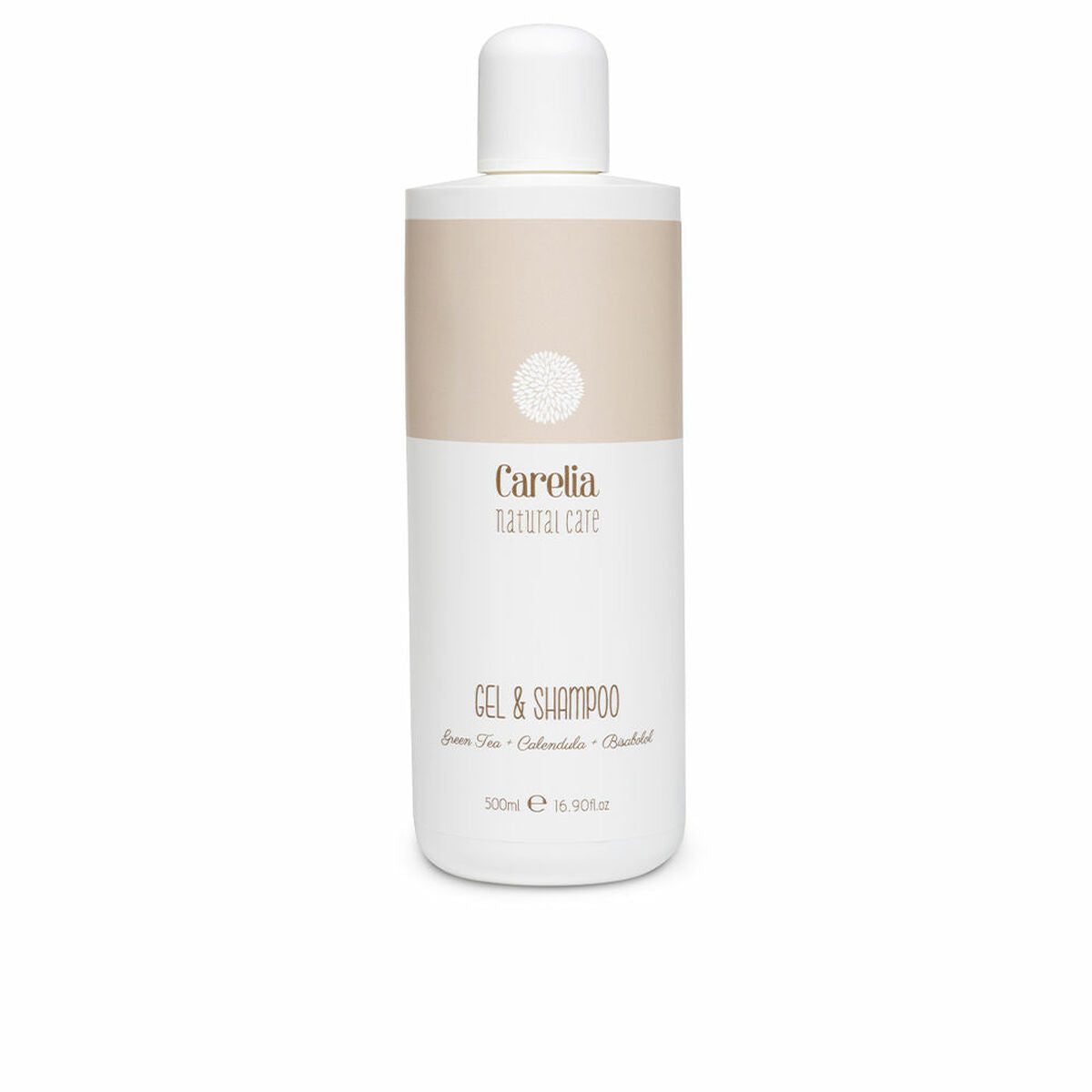2-in-1 Gel and Shampoo Carelia Natural Care 500 ml - Nova Cosmetici