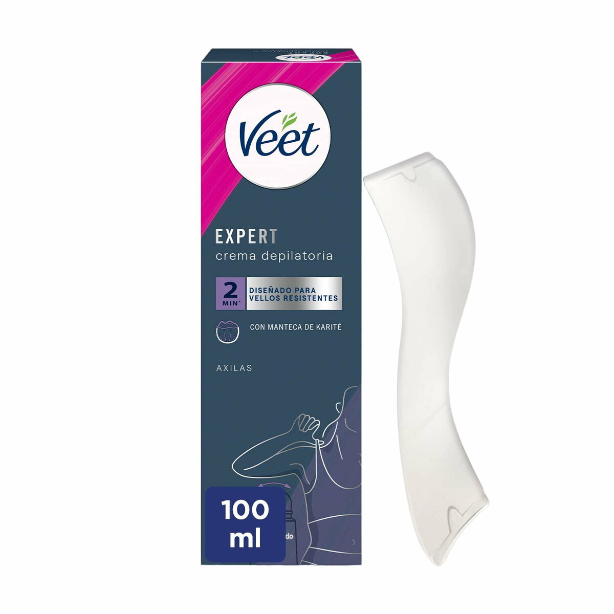 Body Hair Removal Cream Veet Expert Underarms 100 ml - Nova Cosmetici