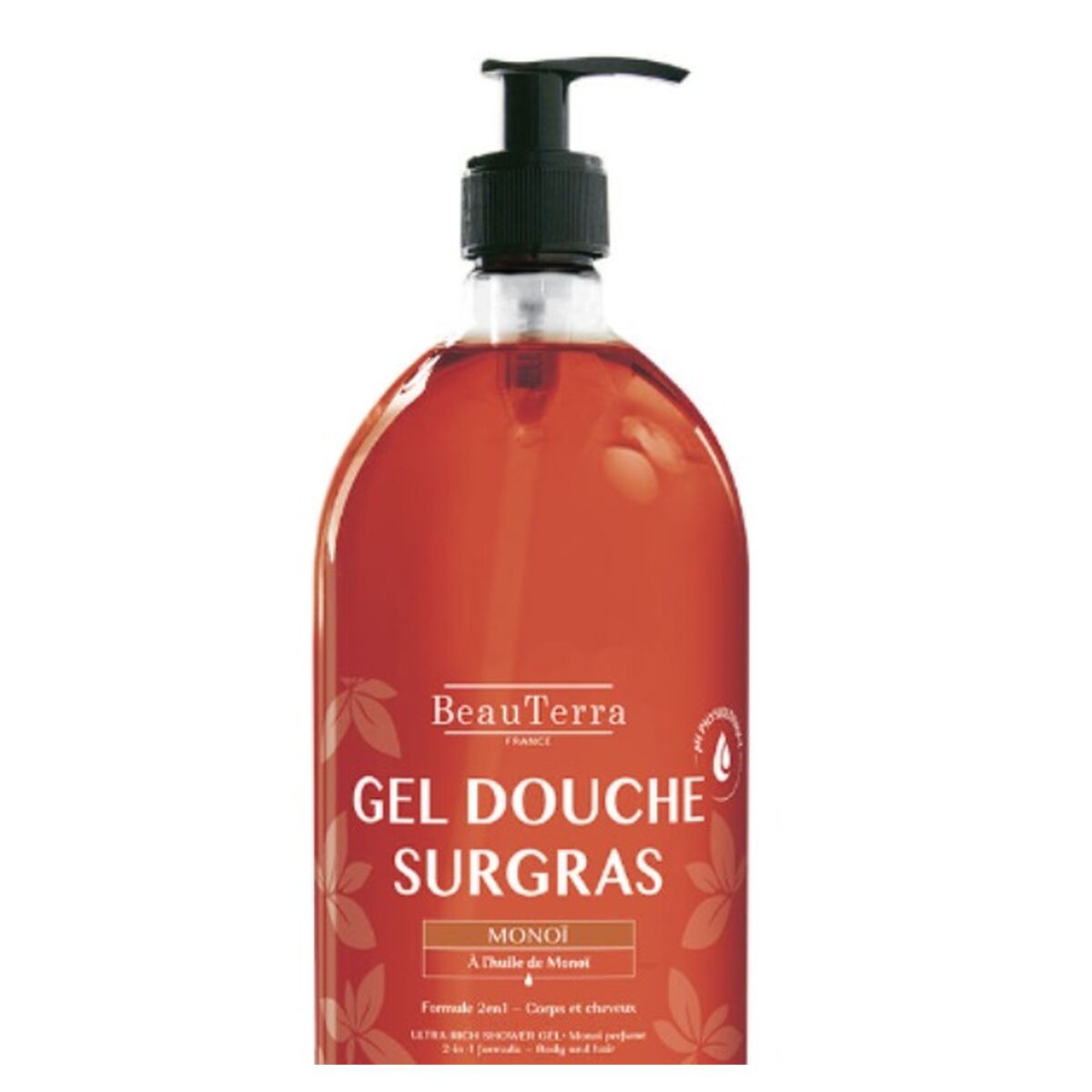 Shower Gel Beauterra Monoi 1 L - Nova Cosmetici