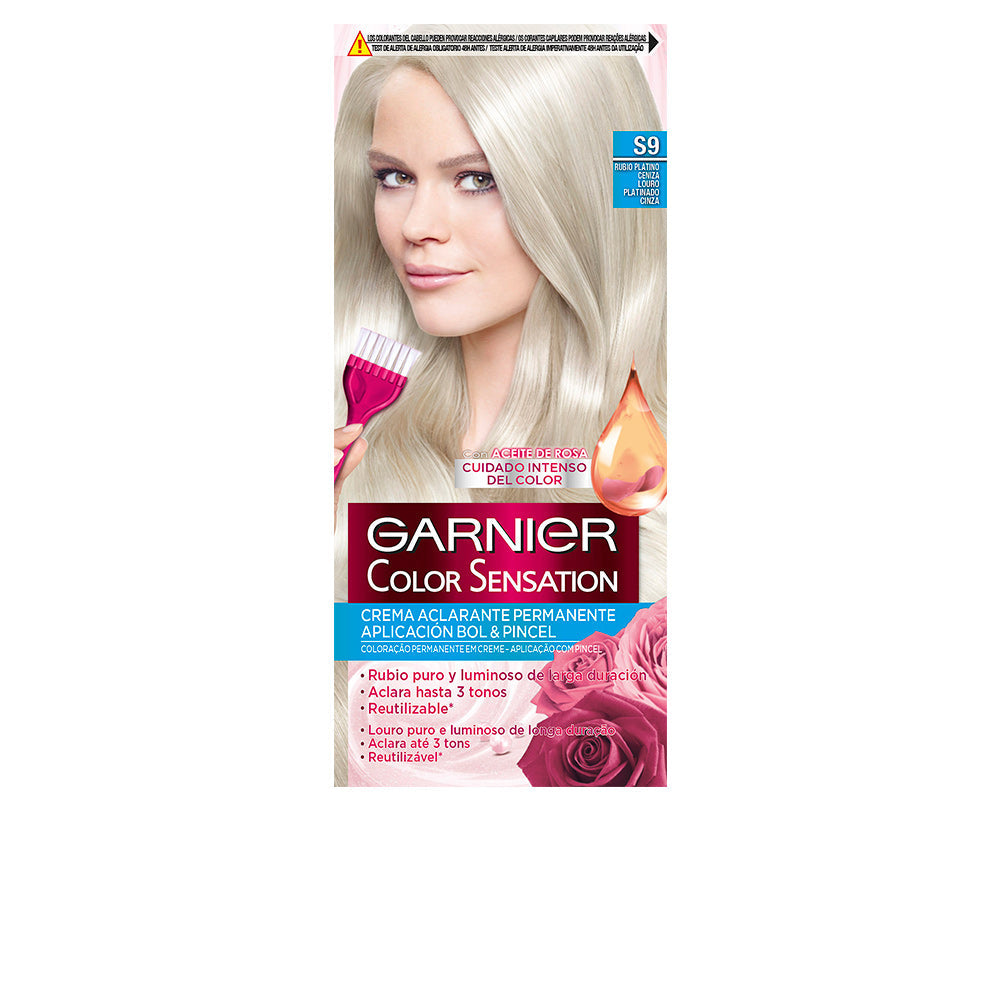 COLOR SENSATION #S9-ash platinum blonde 120 gr - Nova Cosmetici