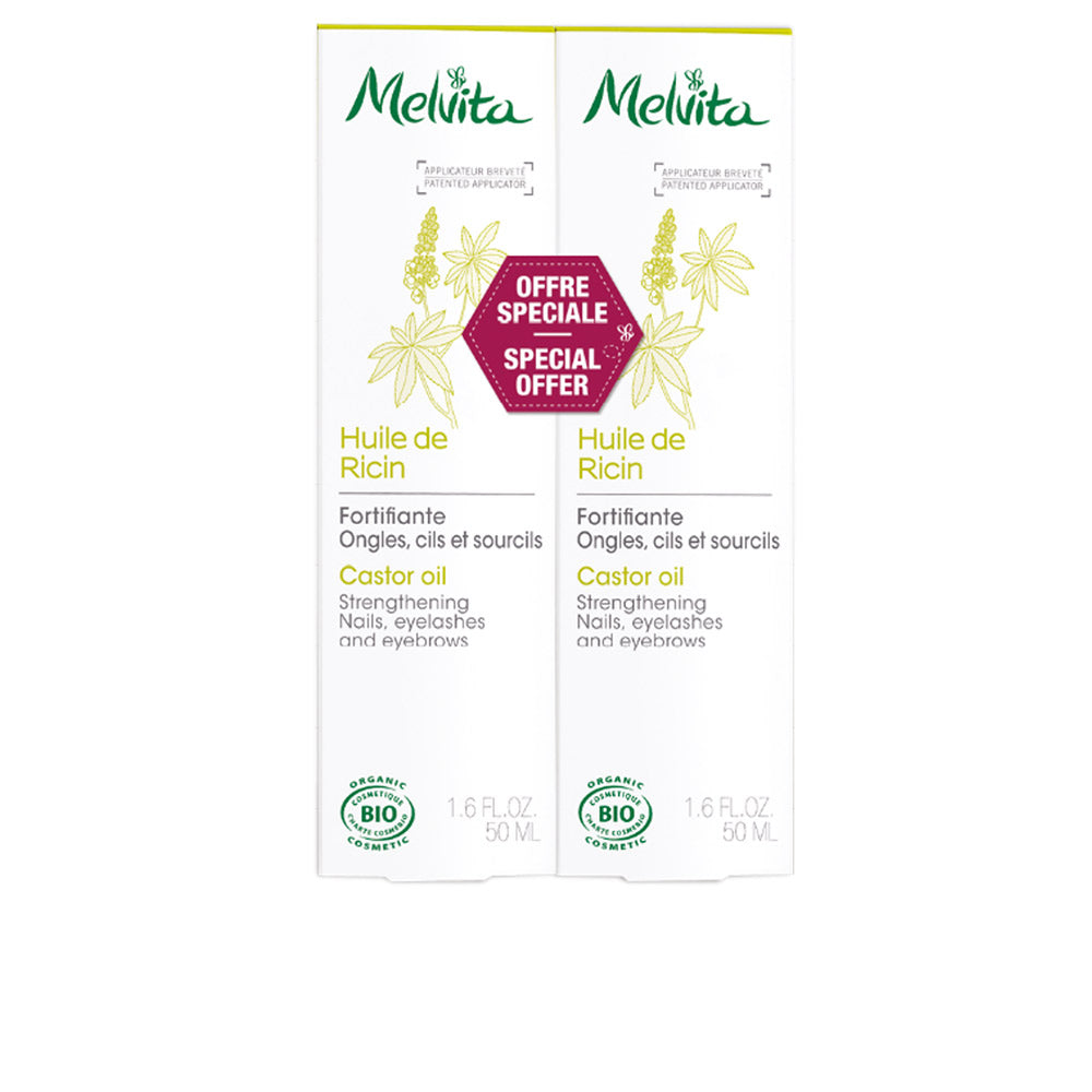 HUILES DE BEAUTE BIO huile de ricin duo 2 x 50 ml - Nova Cosmetici