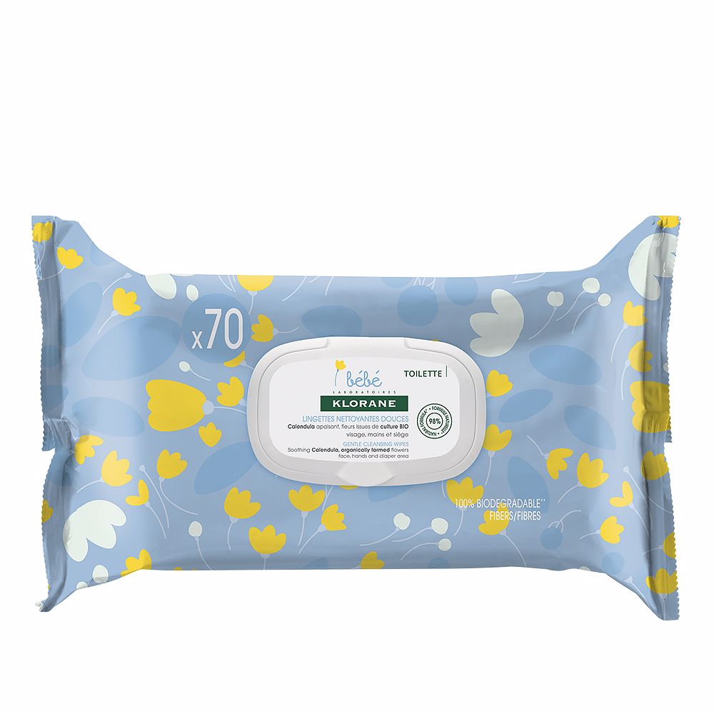 BÉBÉ toallitas limpidoras suaves 70 u - Nova Cosmetici