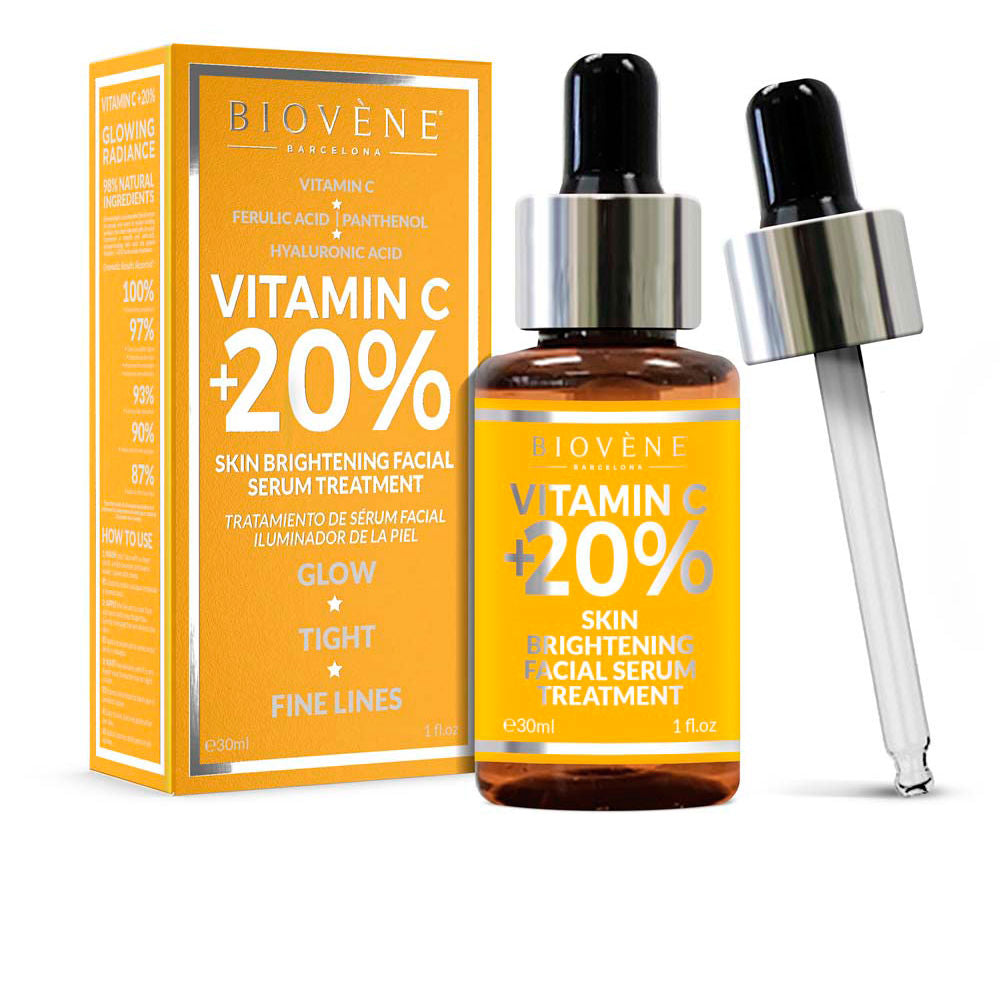 VITAMIN C +20% skin brightening facial serum treatment 30 ml - Nova Cosmetici