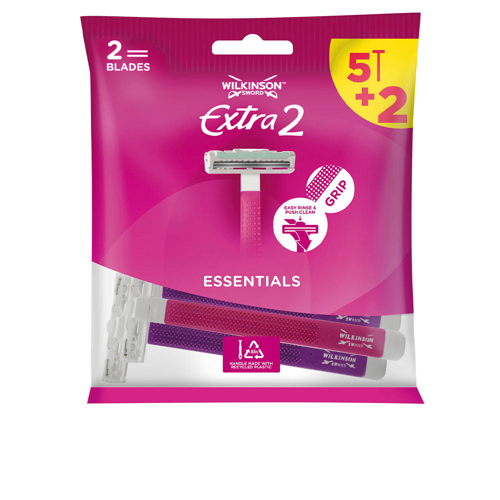 EXTRA2 BEAUTY disposable razor 5 + 2 units - Nova Cosmetici