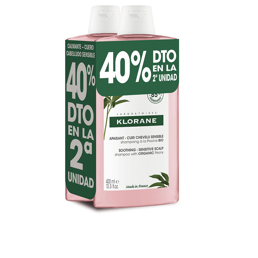 A LA PEONY BIO soothing shampoo duo 2 x 400 ml - Nova Cosmetici