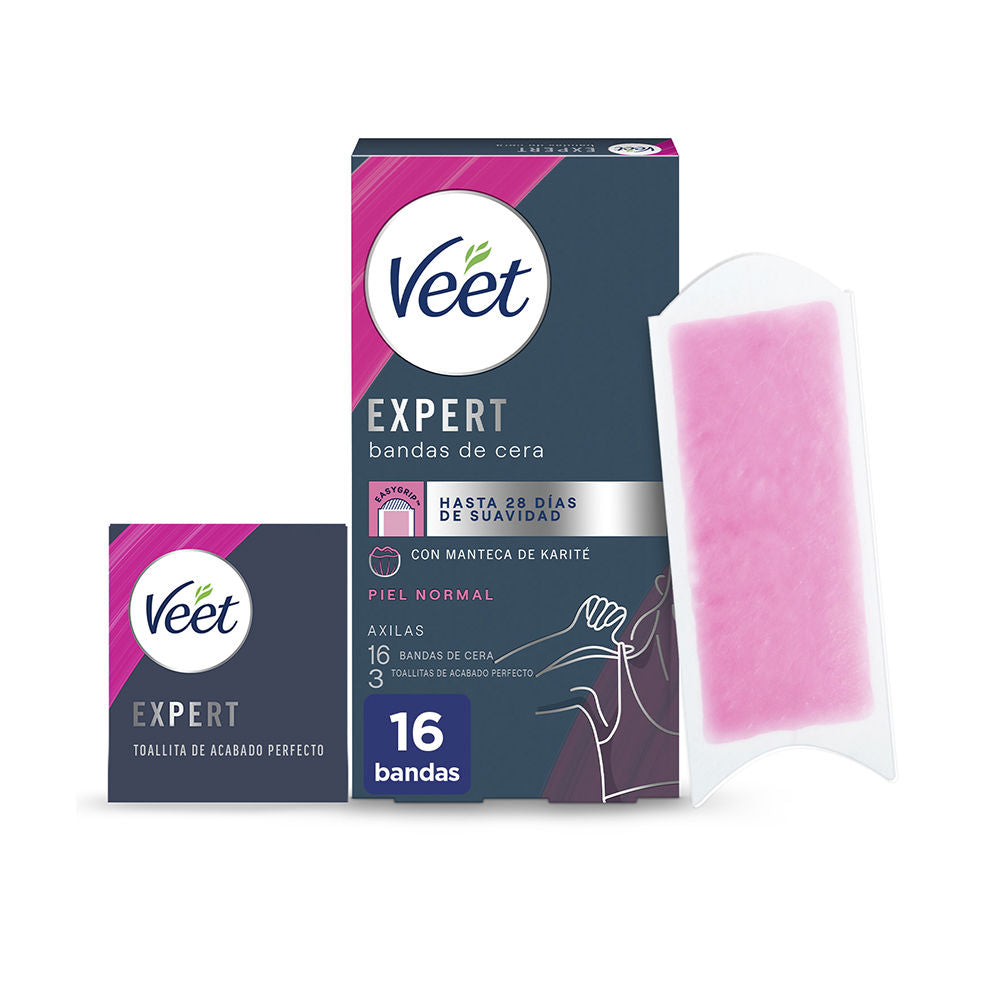 EXPERT ARMPITS depilatory wax strips normal skin 16 u - Nova Cosmetici