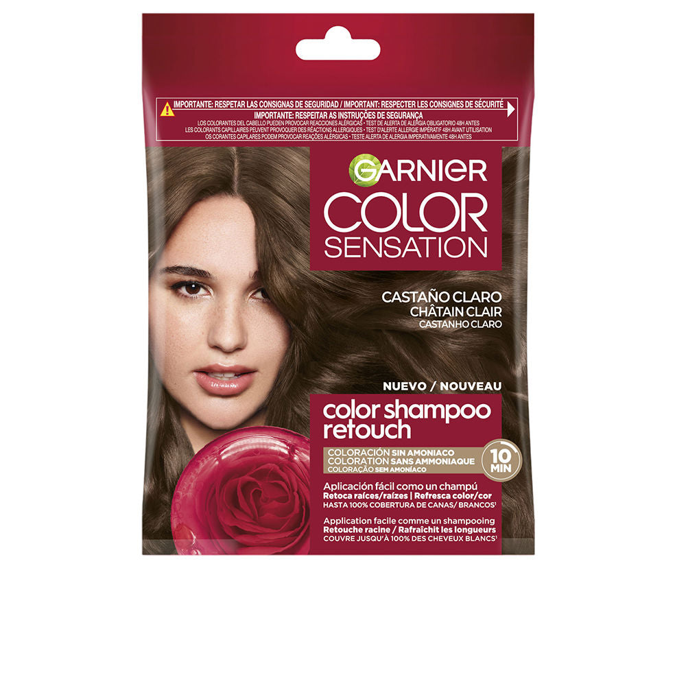 COLOR SENSATION tone on tone color shampoo #5.0-light brown 1 u - Nova Cosmetici