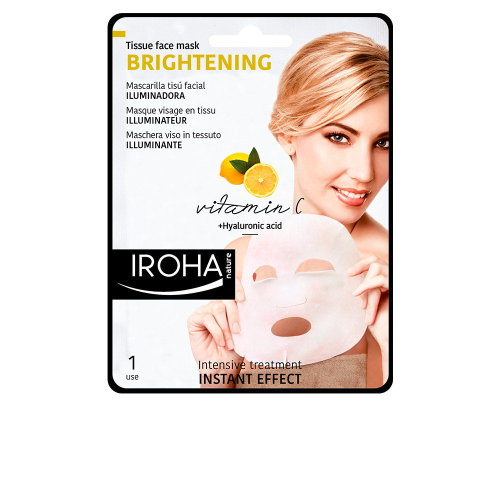 TISSUE MASK brightening vitamin C + HA 1 u - Nova Cosmetici